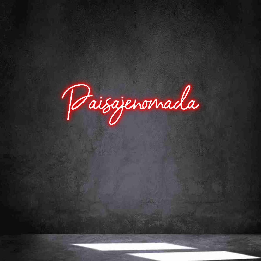Neon personalizado: Paisajenomada