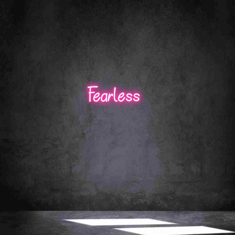 Neon personalizado: Fearless