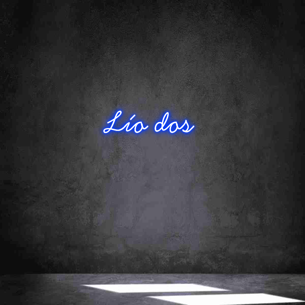 Neon personalizado: Lío dos