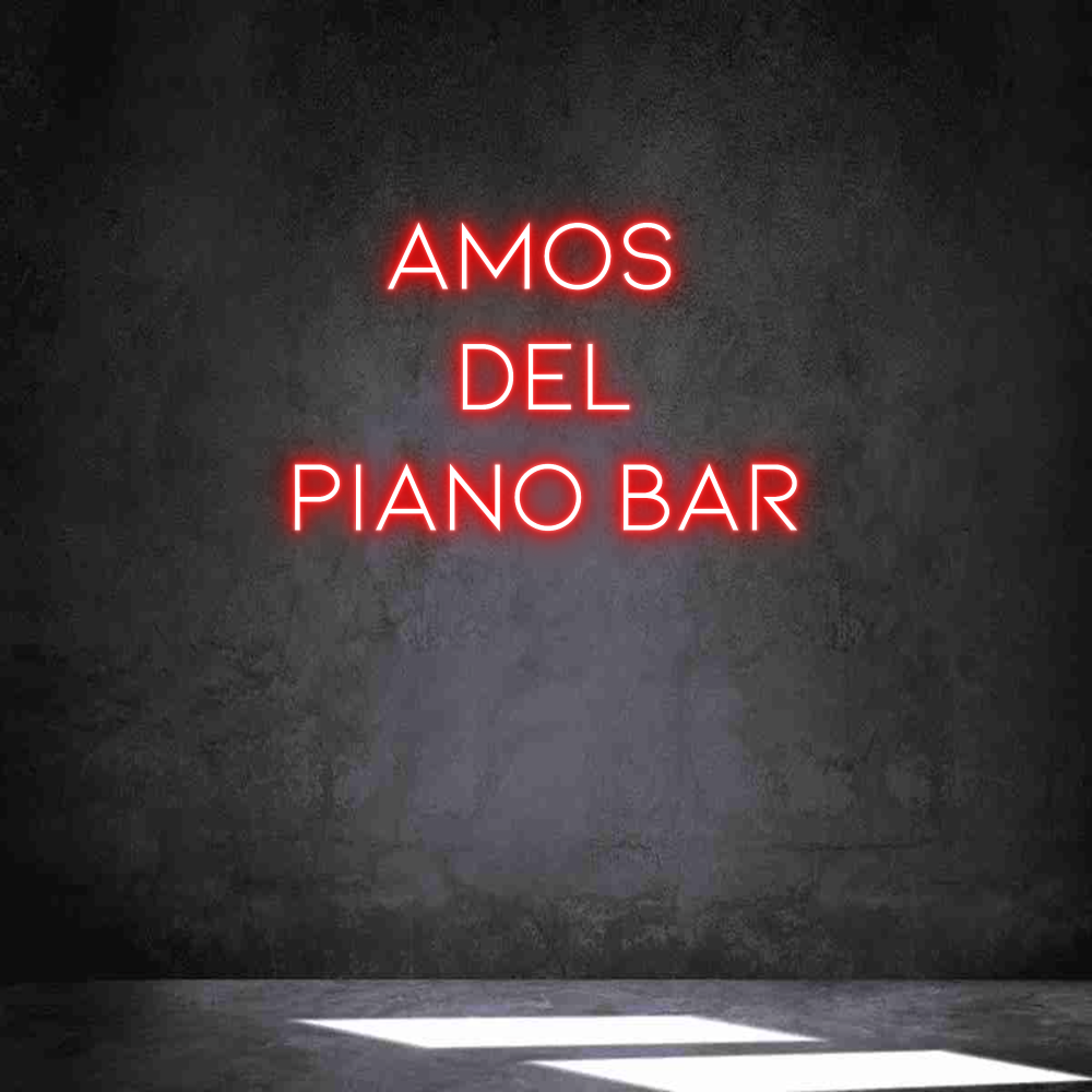 Neon personalizado: amos 
del
p...