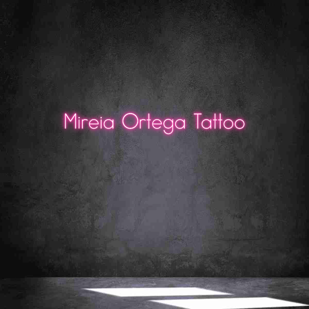 Neon personalizado: Mireia Ortega...