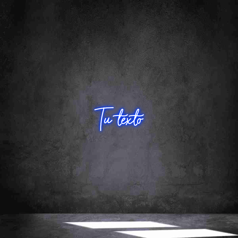 Neon personalizado: Tu texto