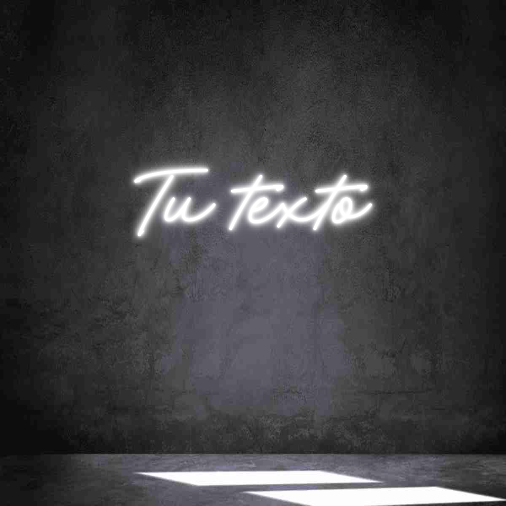 Neon personalizado: Tu texto