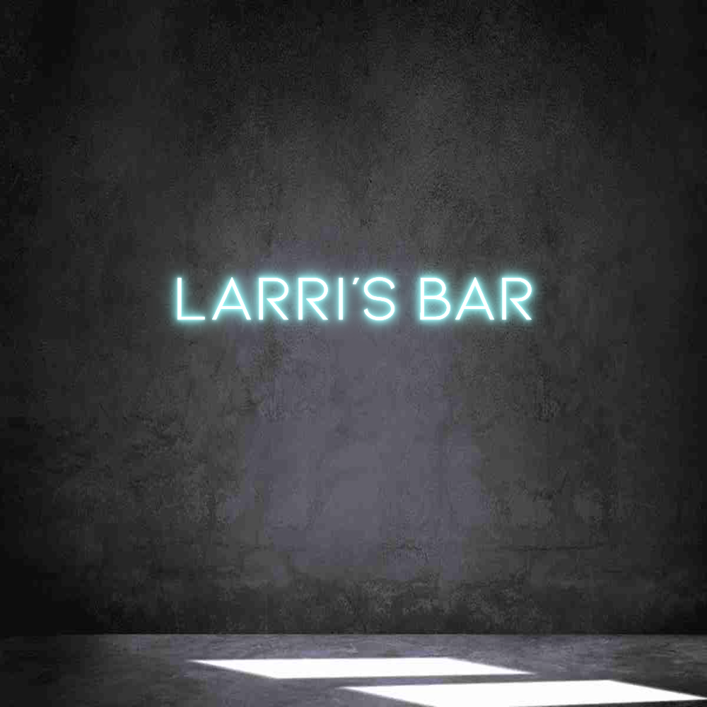 Neon personalizado: Larri's bar