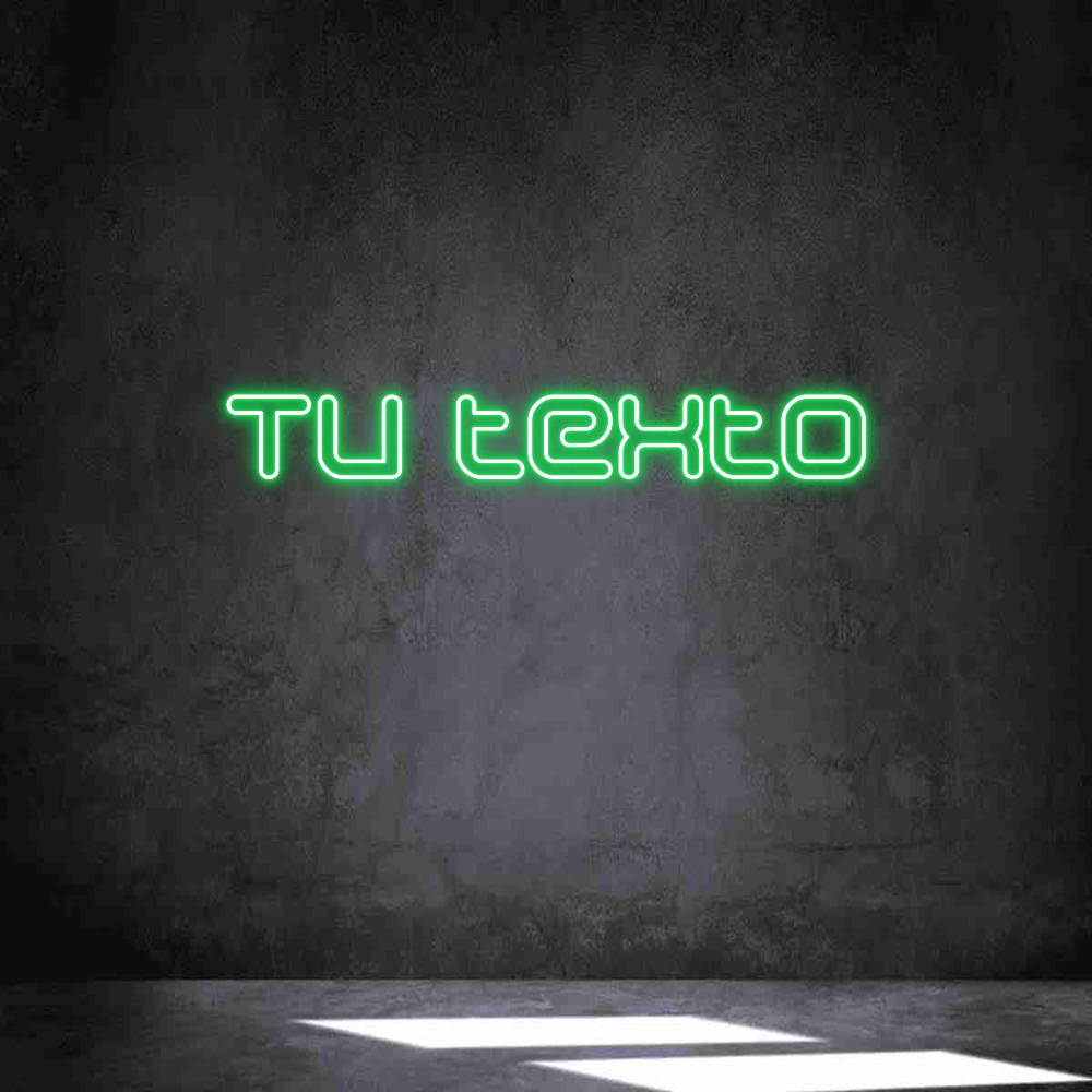 Neon personalizado: Tu texto