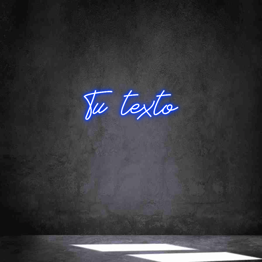 Neon personalizado: Tu texto