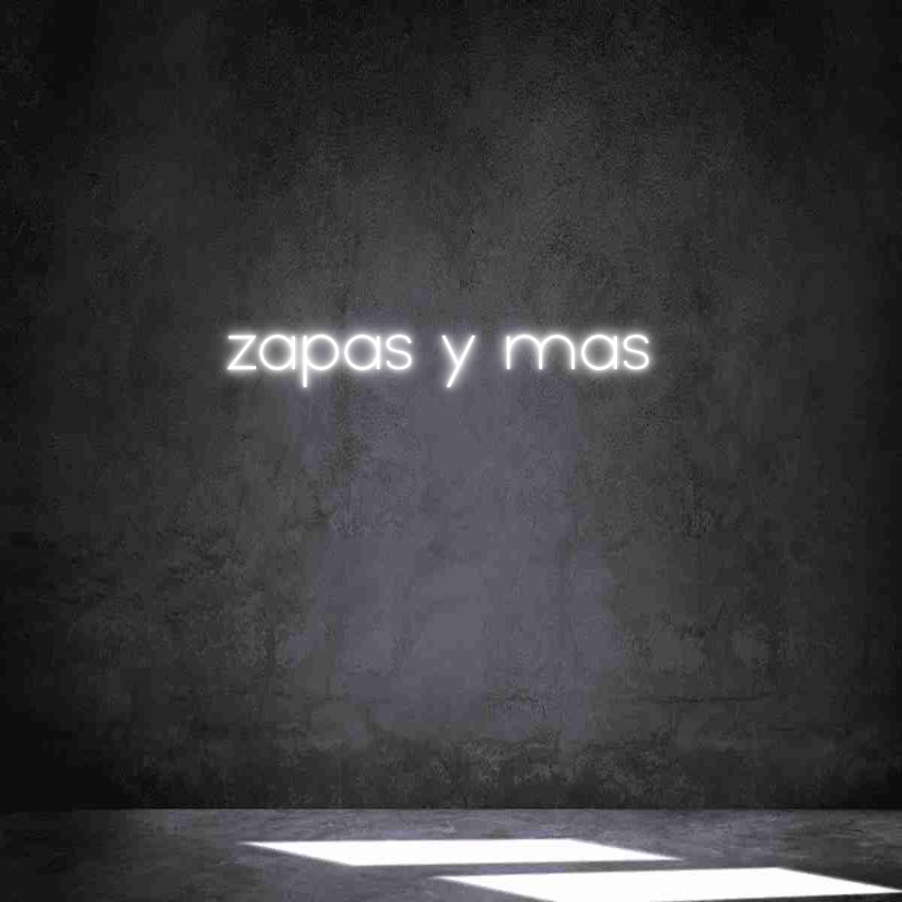 Neon personalizado: zapas y mas
