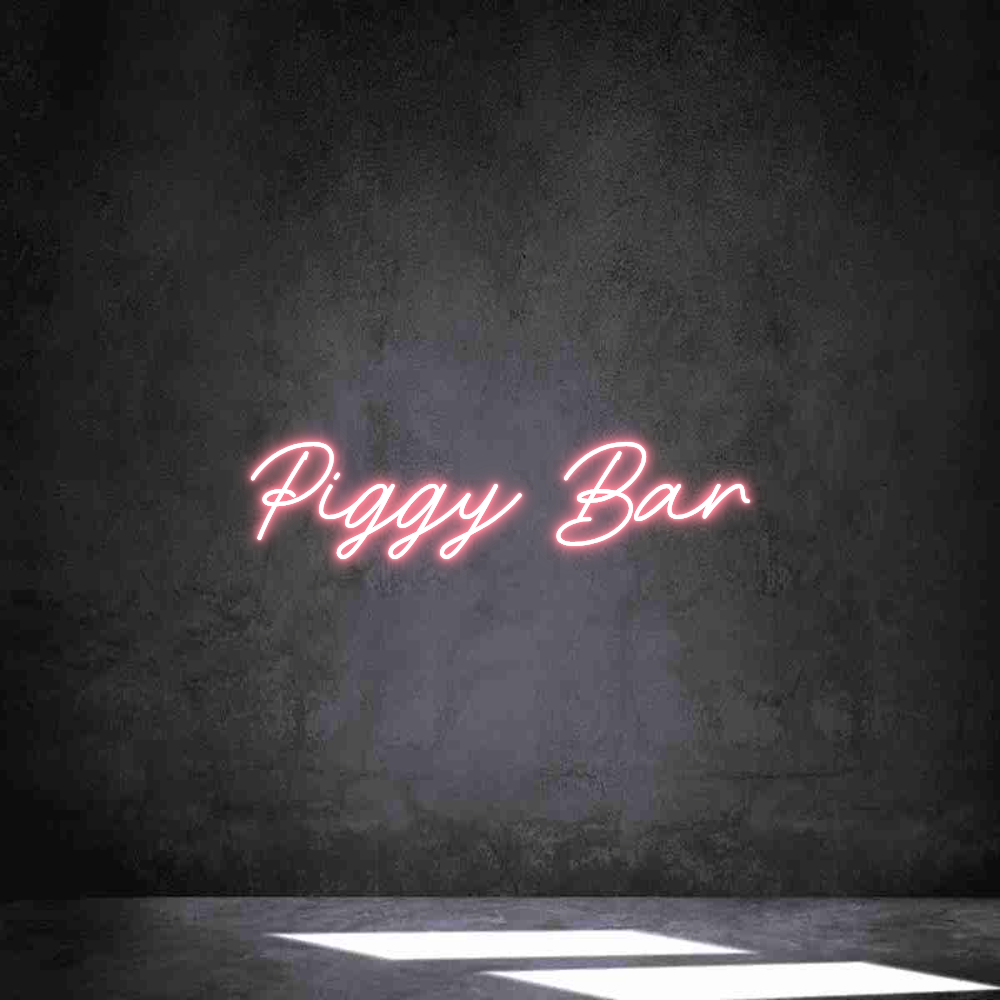 Neon personalizado: Piggy Bar