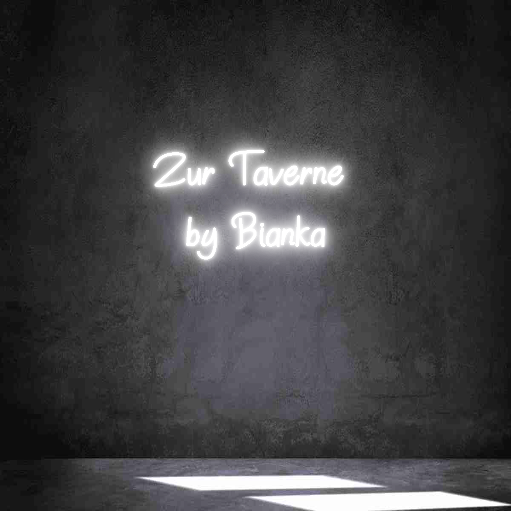 Neon personalizado: Zur Taverne ...
