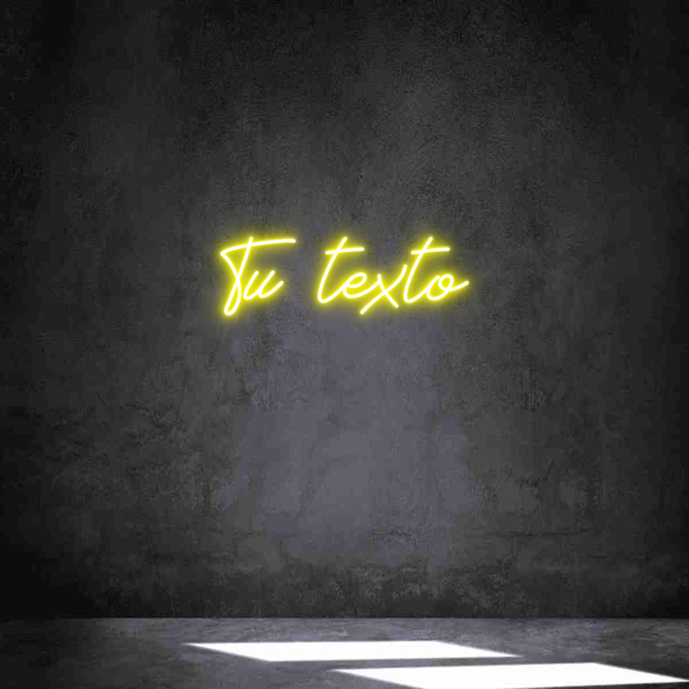 Neon personalizado: Tu texto