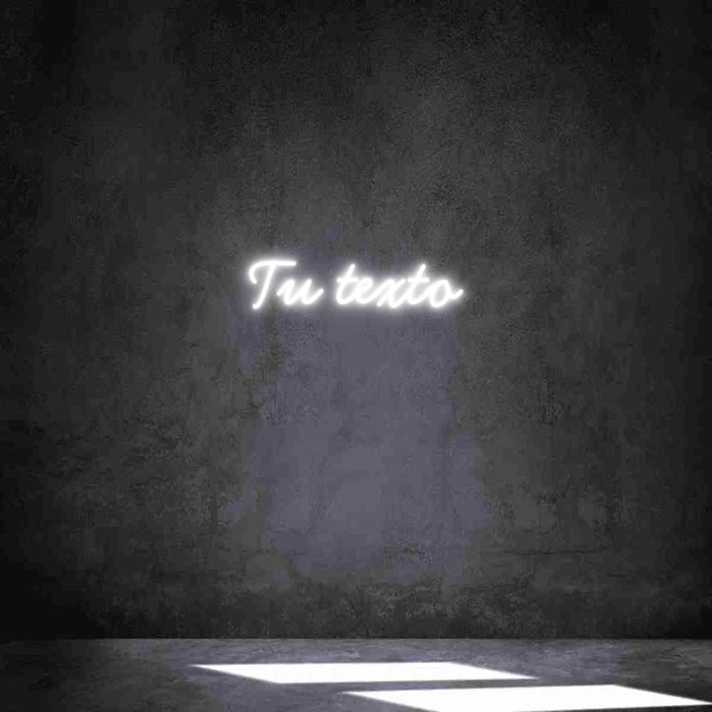 Neon personalizado: Tu texto