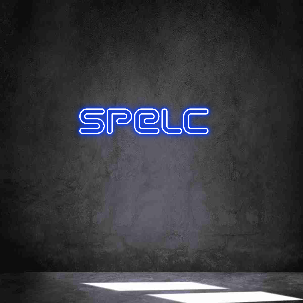 Neon personalizado: Spelc