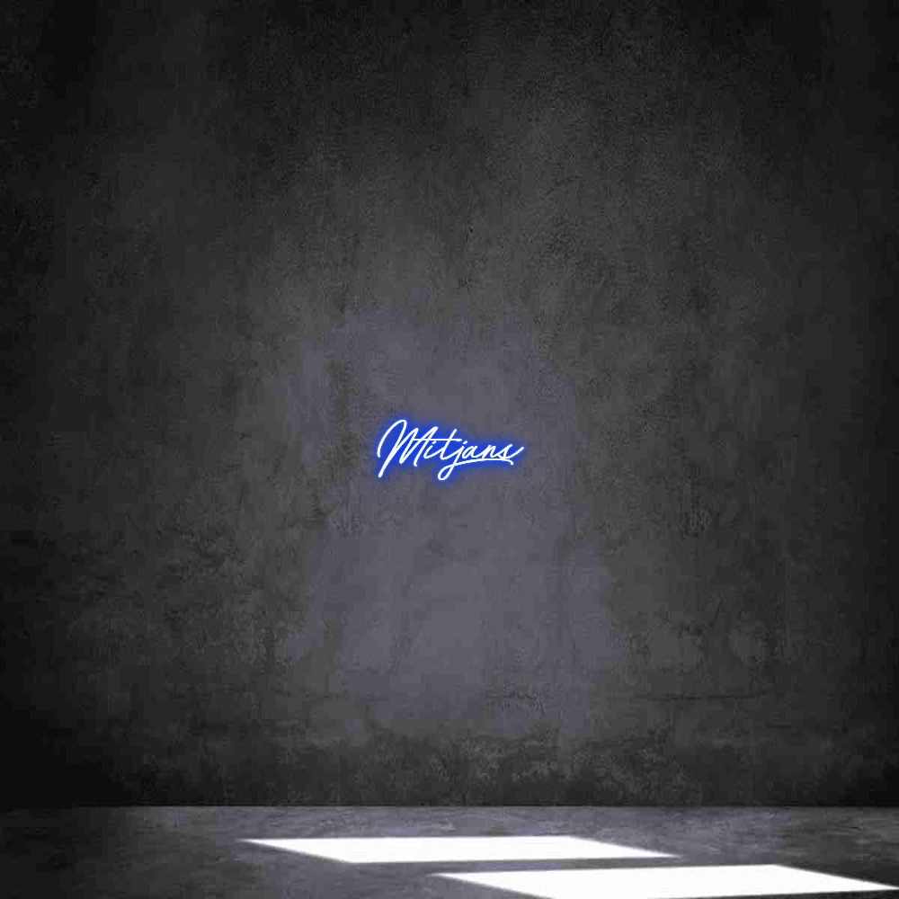 Neon personalizado: Mitjans