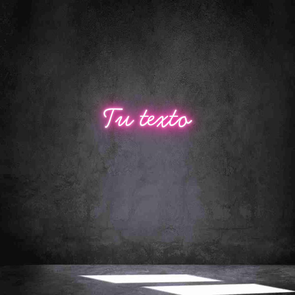 Neon personalizado: Tu texto