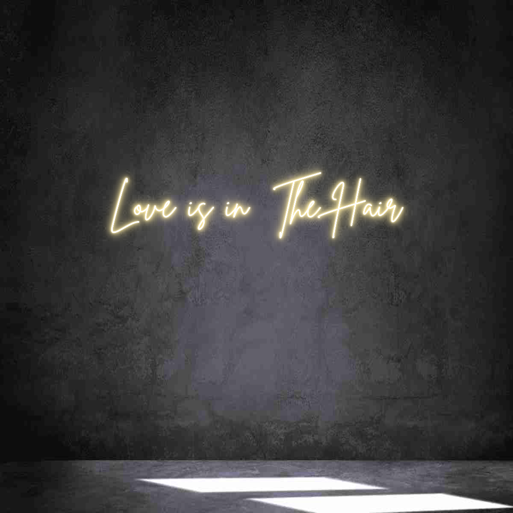 Neon personalizado: Love is in  T...