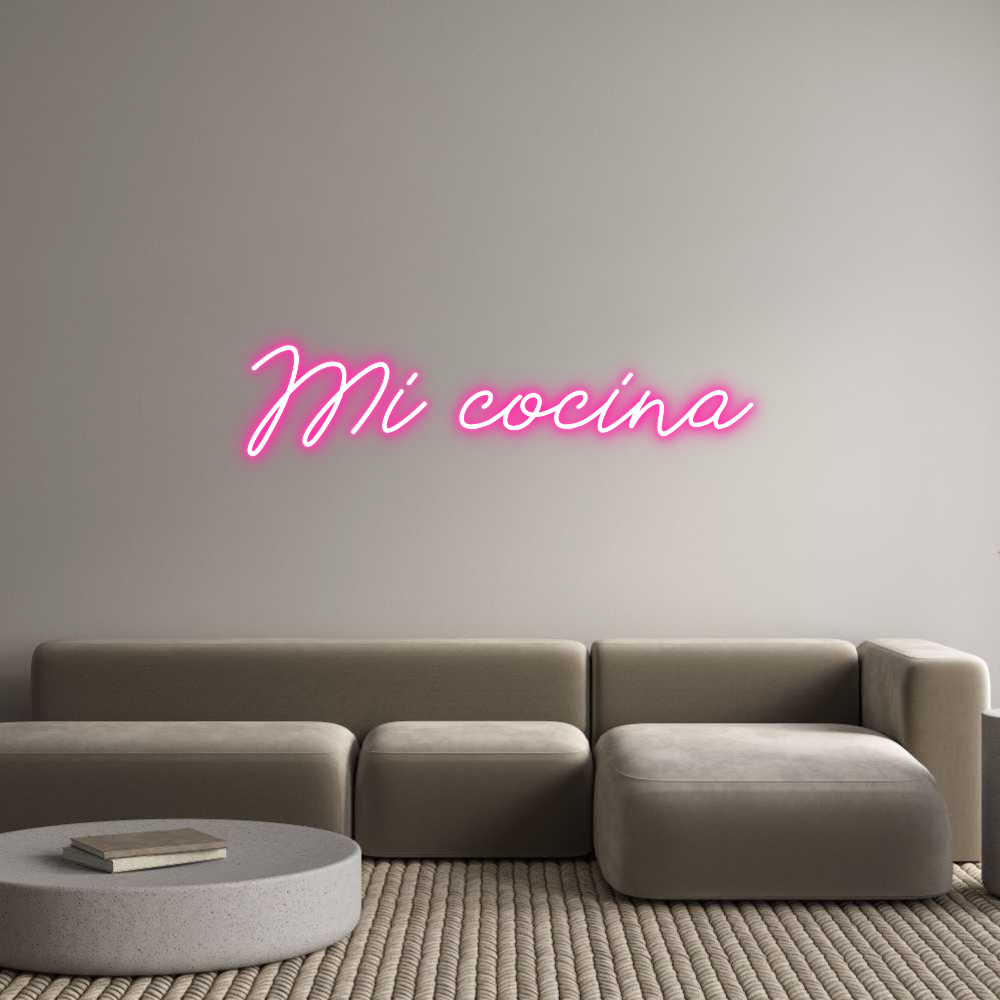 Neon personalizado: Mi cocina