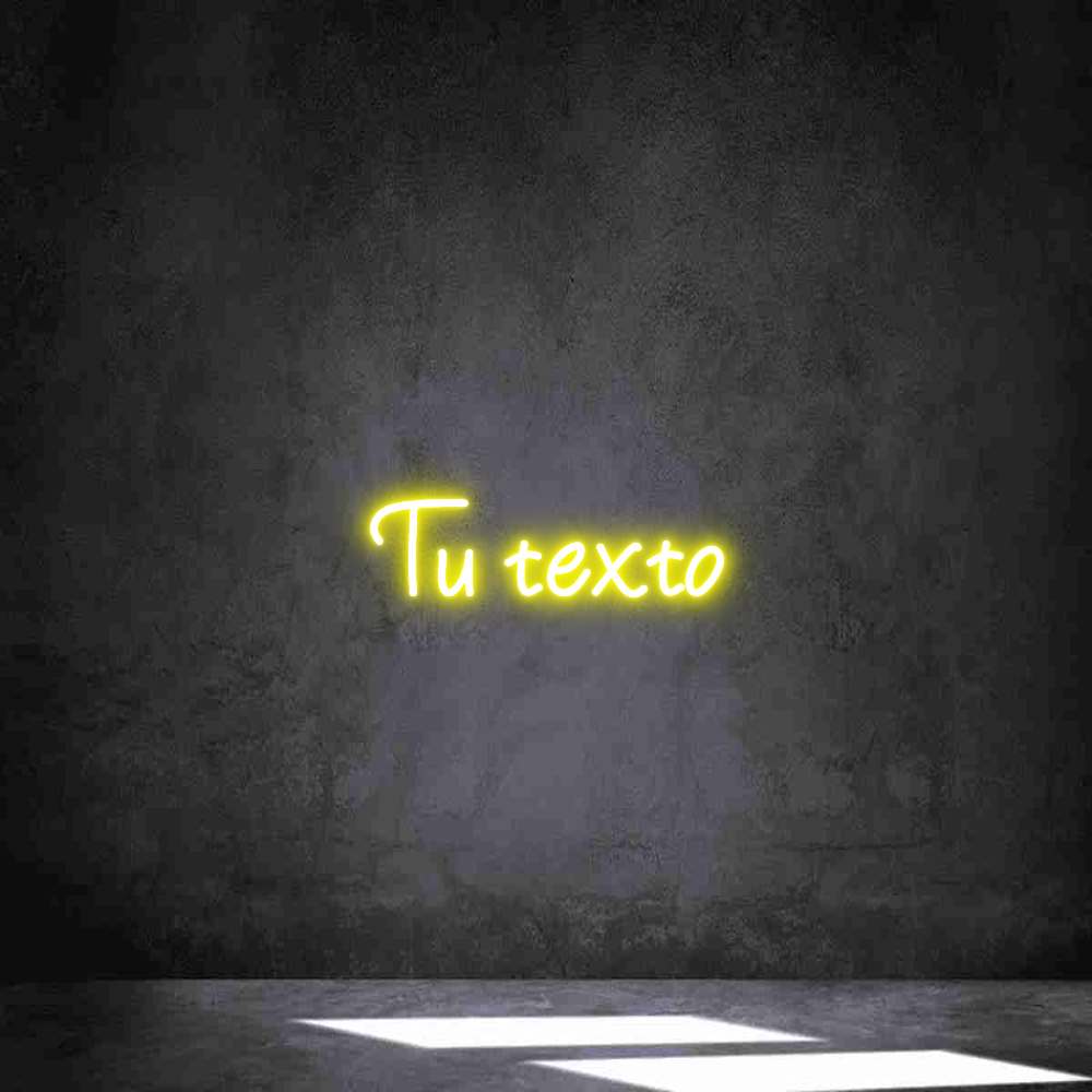 Neon personalizado: Tu texto