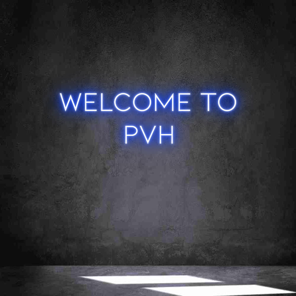 Neon personalizado: welcome to
 ...