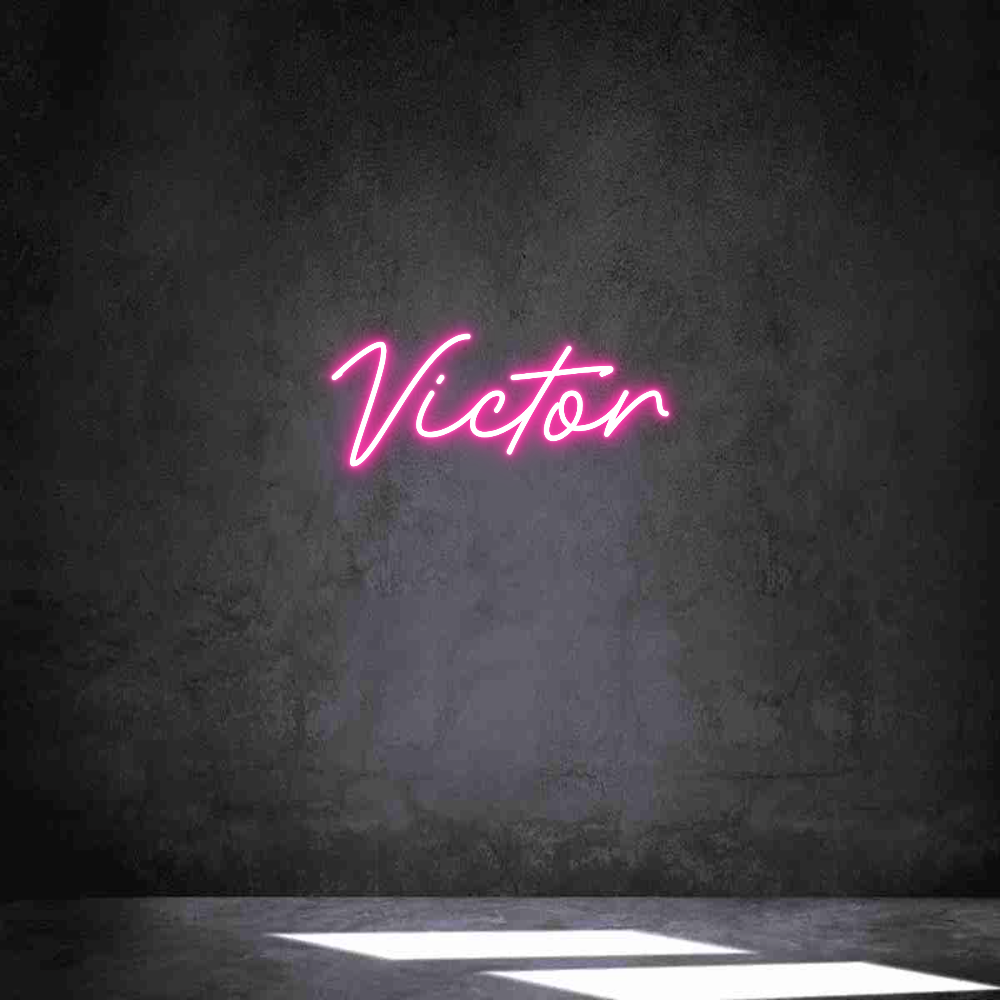 Neon personalizado: Victor