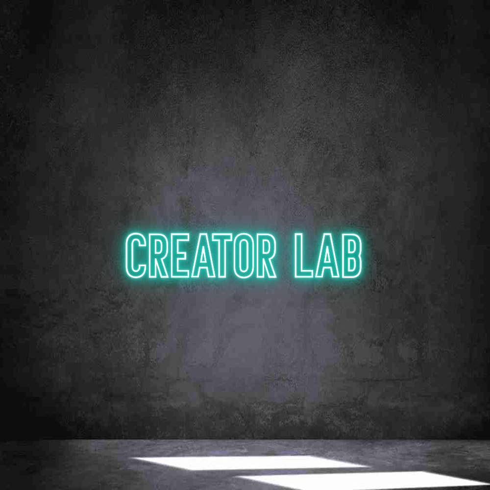 Neon personalizado: Creator Lab