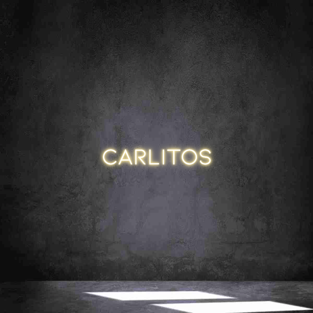 Neon personalizado: CARLITOS