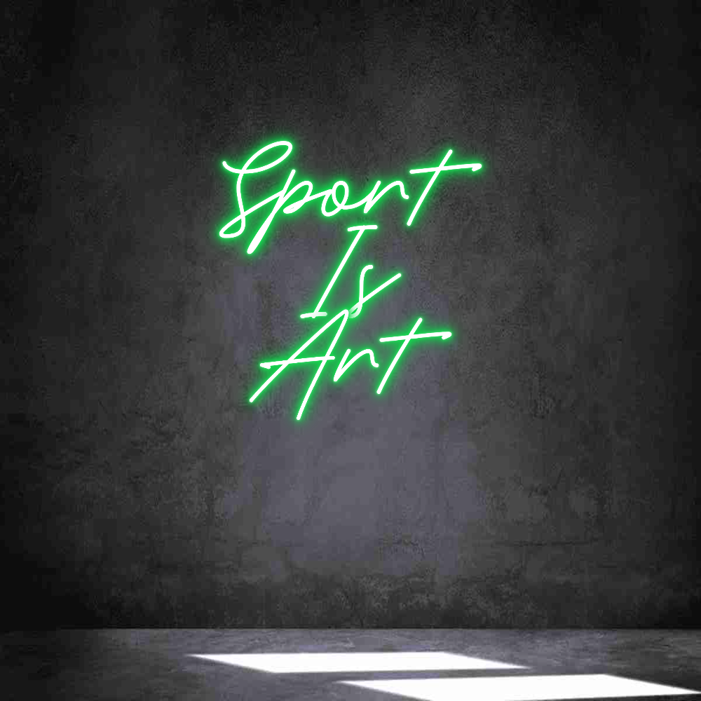Neon personalizado: Sport
Is
Art