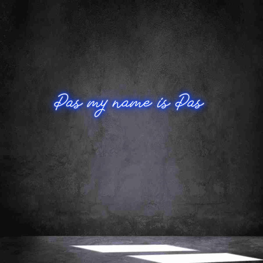 Neon personalizado: Pas my name i...