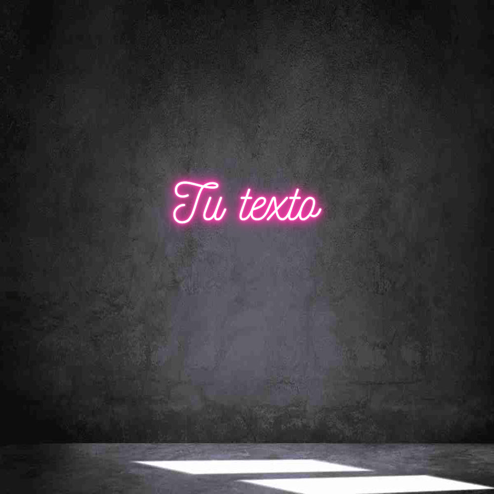 Neon personalizado: Tu texto