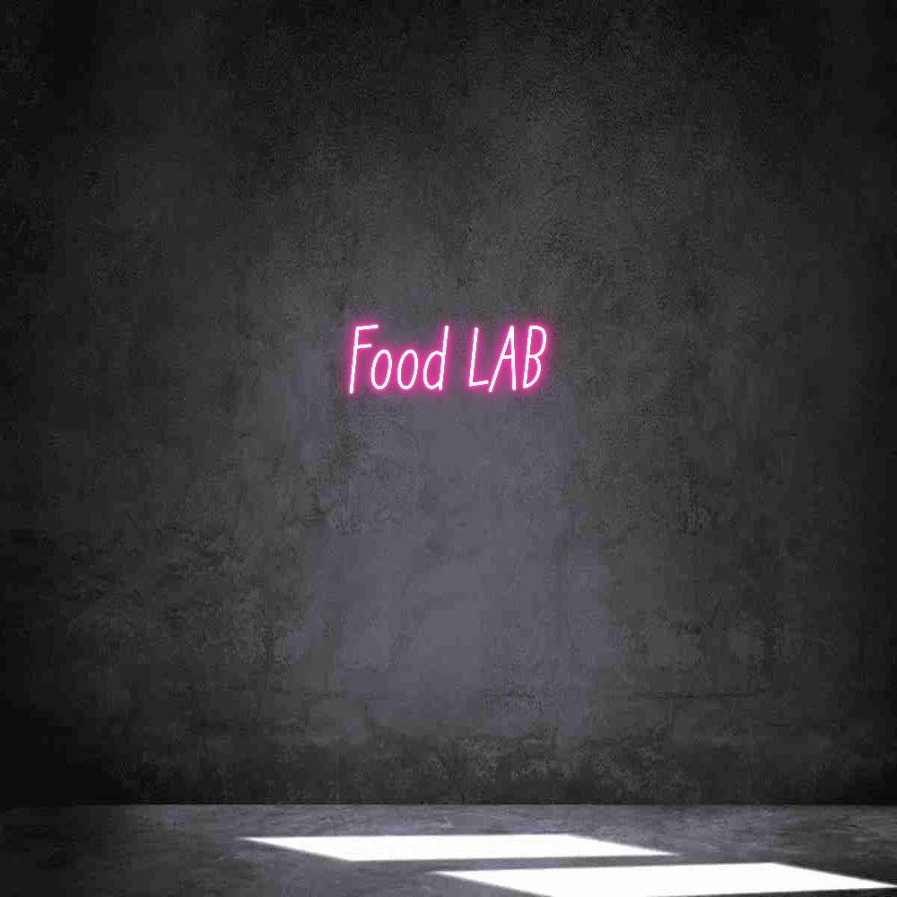 Neon personalizado: Food LAB
