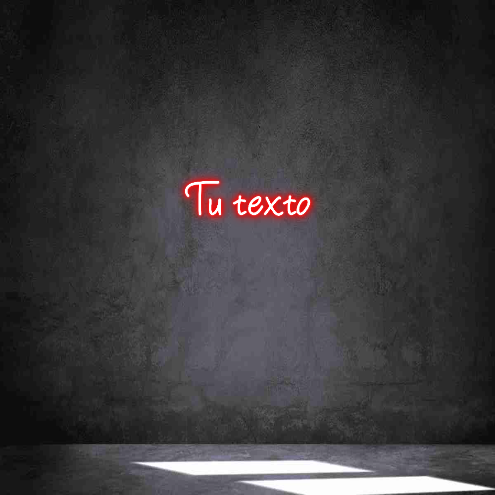 Neon personalizado: Tu texto
