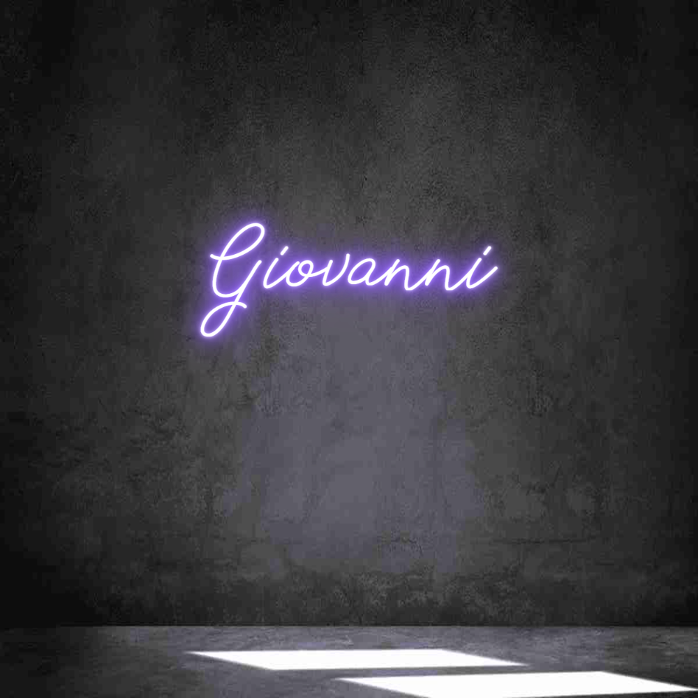 Neon personalizado: Giovanni