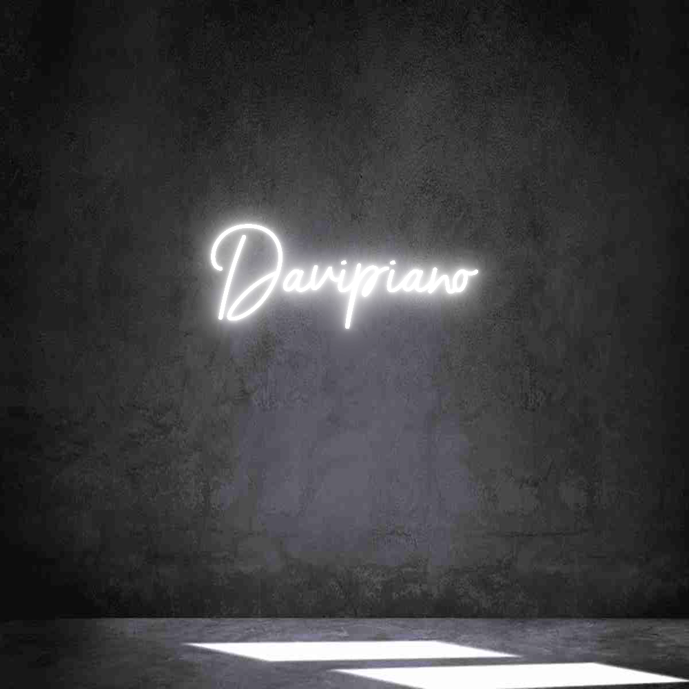 Neon personalizado: Davipiano