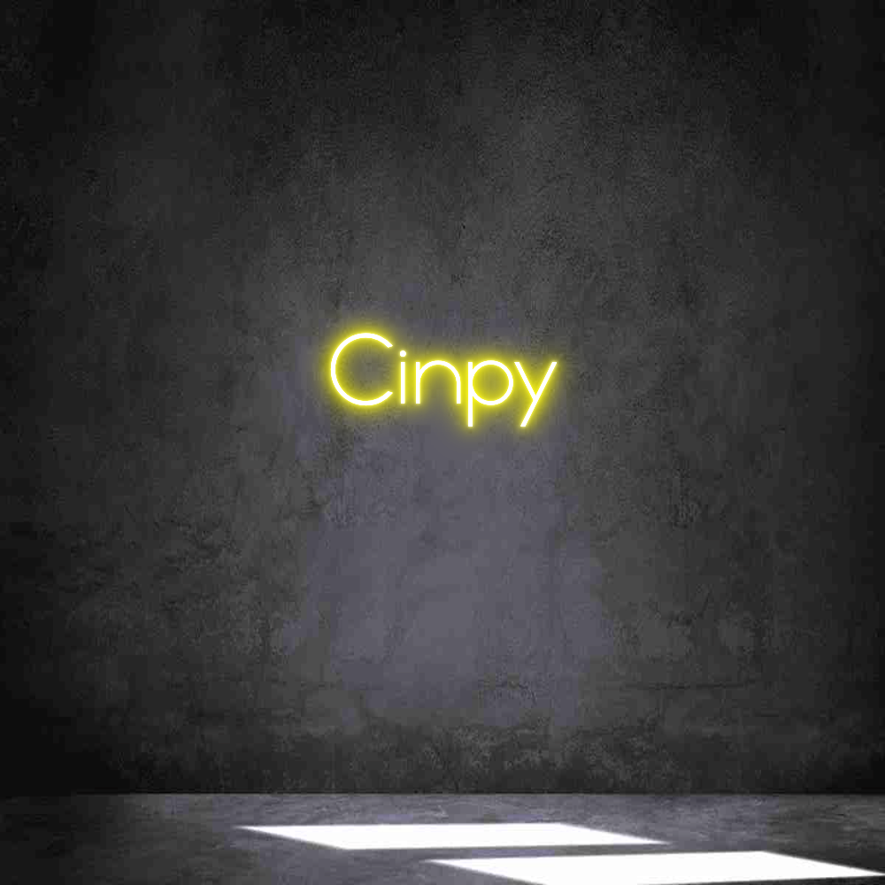 Neon personalizado: Cinpy