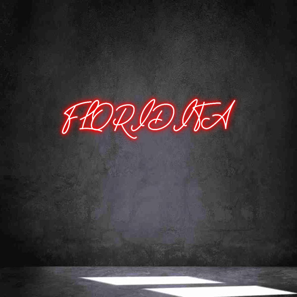 Neon personalizado: FLORIDITA