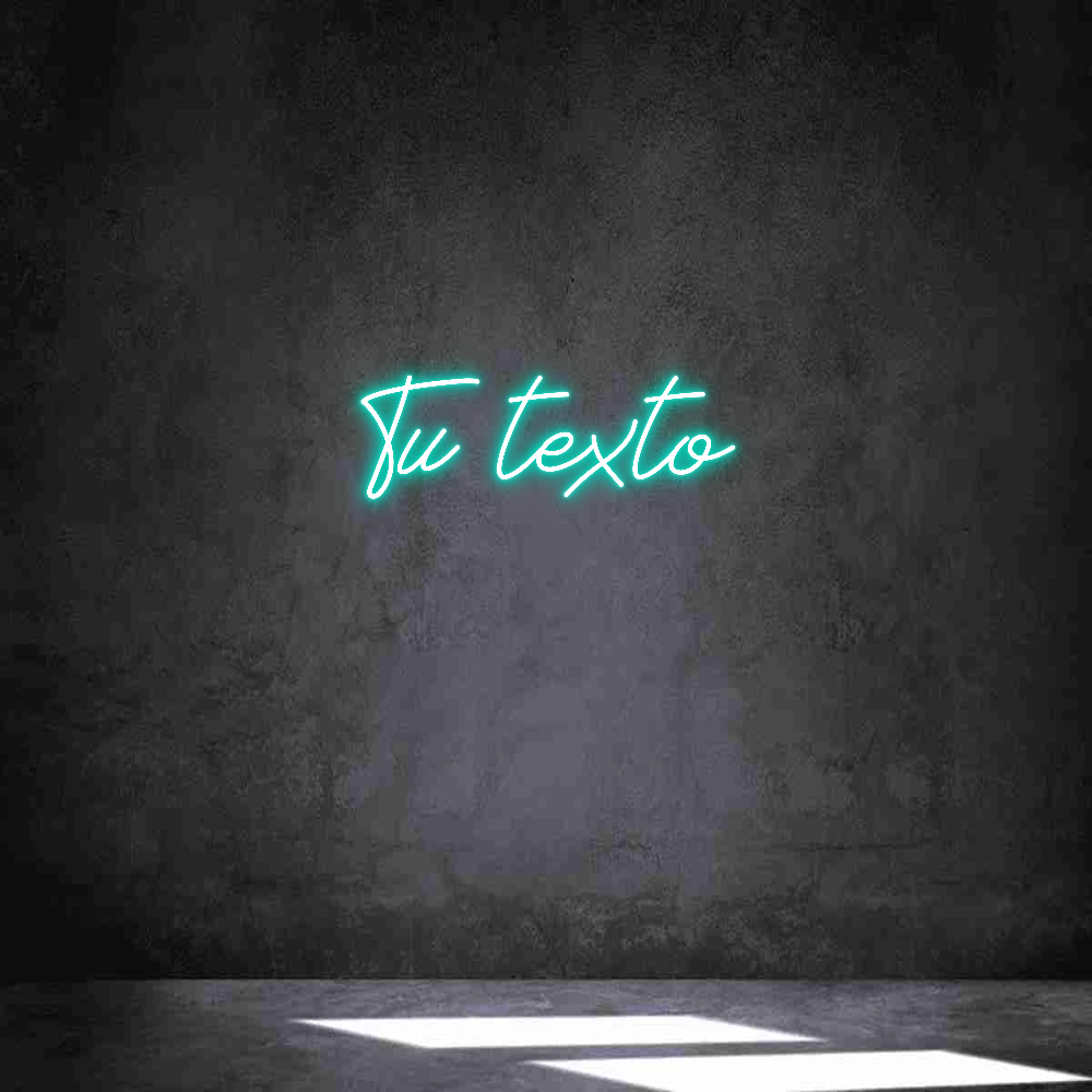 Neon personalizado: Tu texto