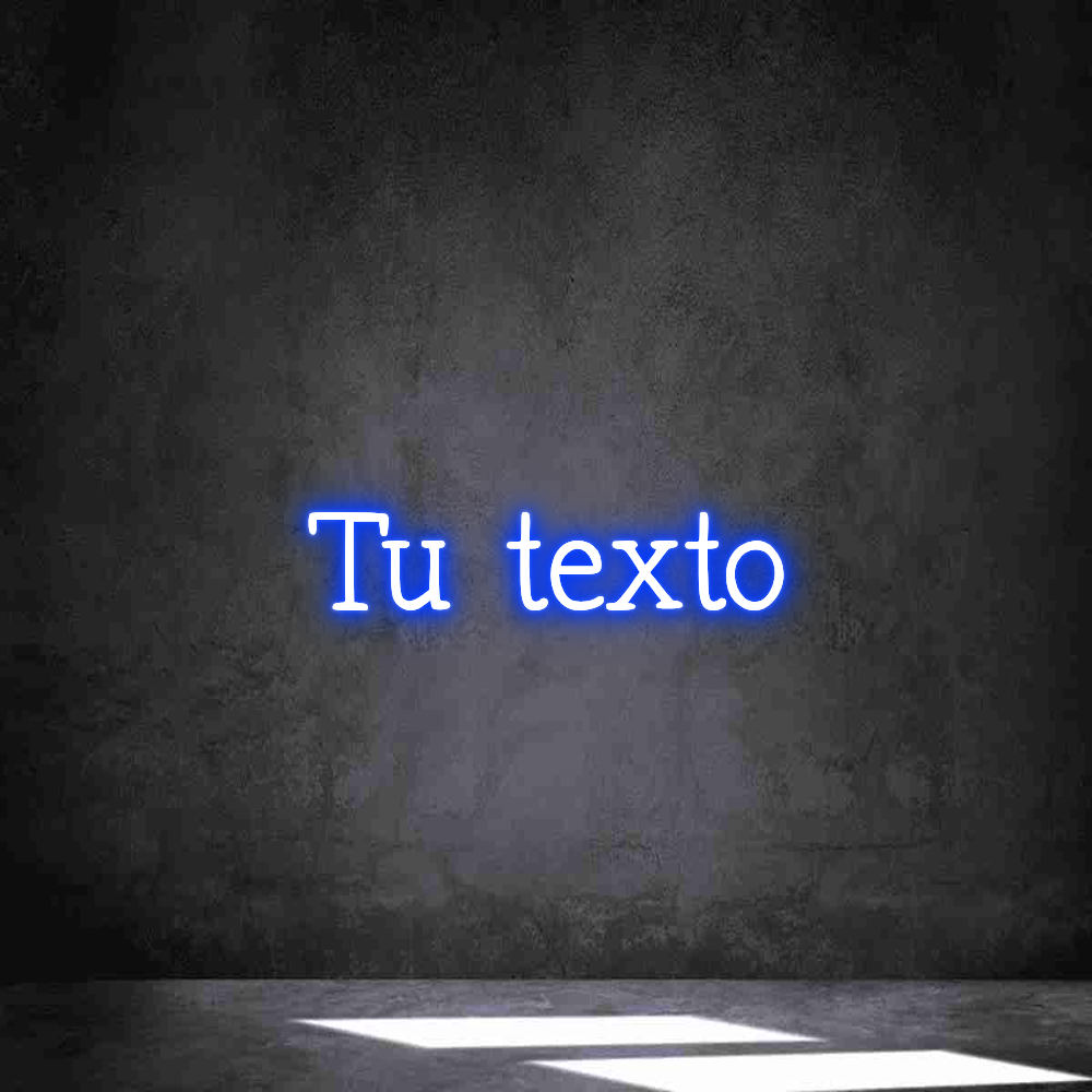 Neon personalizado: Tu texto