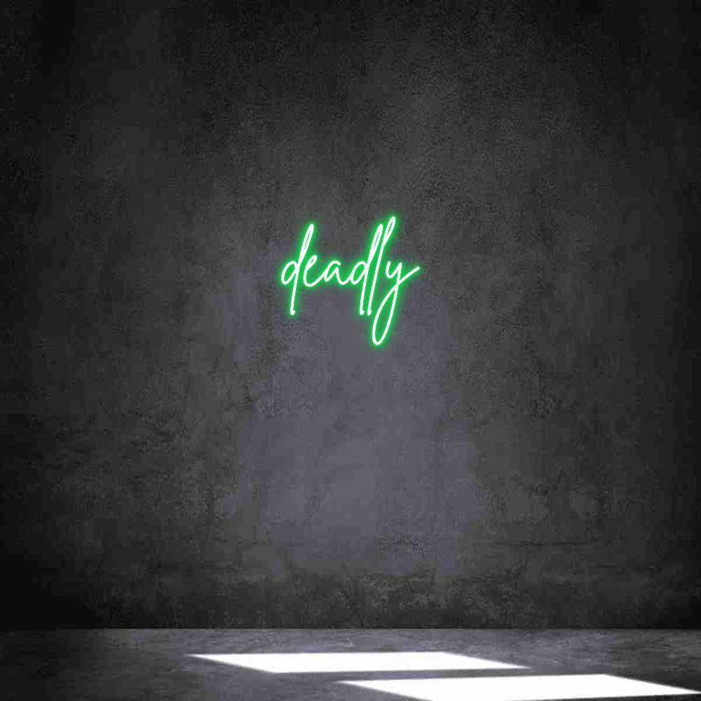 Neon personalizado: deadly