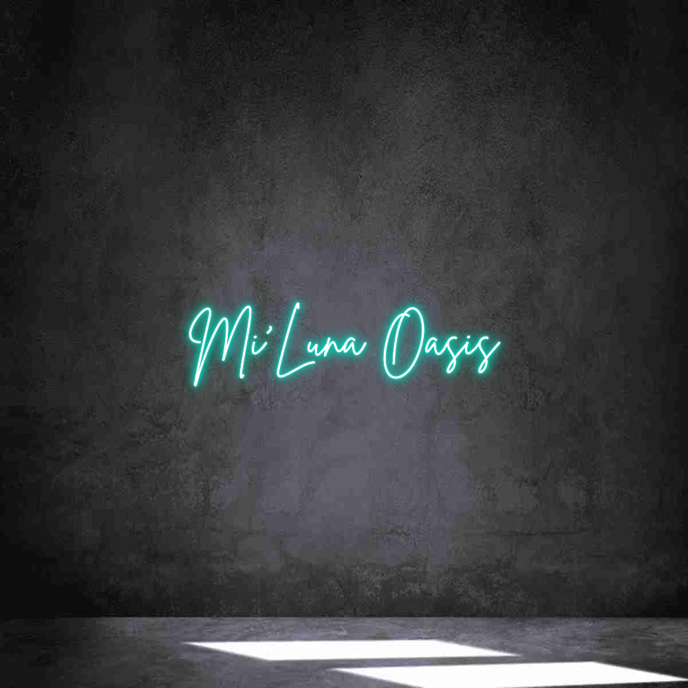 Neon personalizado: Mi’Luna Oasis