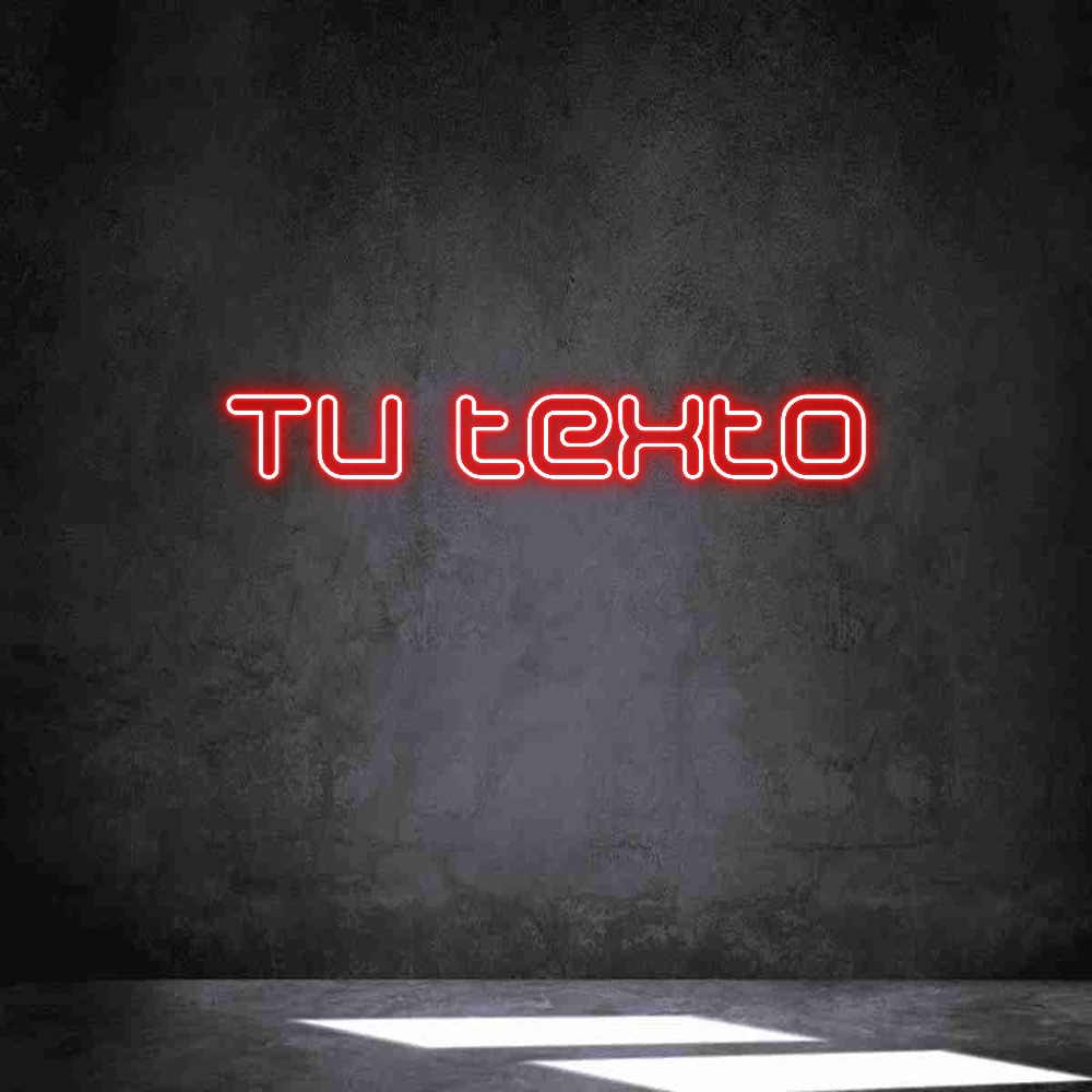 Neon personalizado: Tu texto