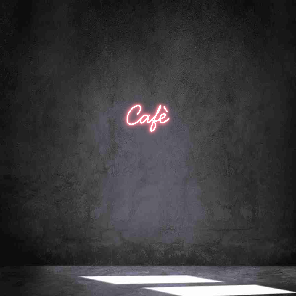 Neon personalizado: Cafè
