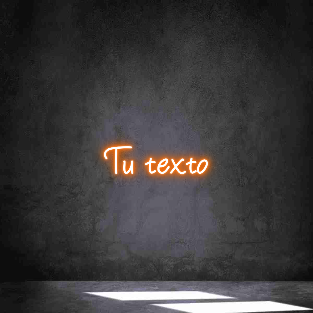 Neon personalizado: Tu texto