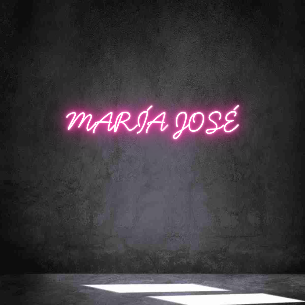 Neon personalizado: MARÍA JOSÉ
