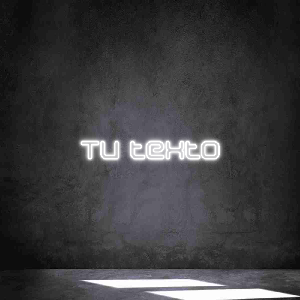 Neon personalizado: Tu texto