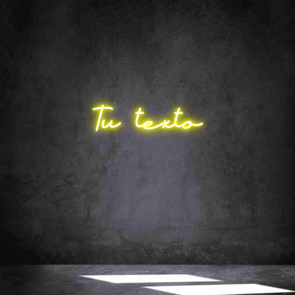 Neon personalizado: Tu texto