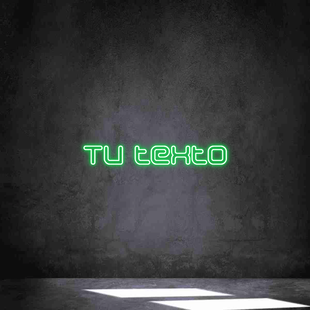 Neon personalizado: Tu texto