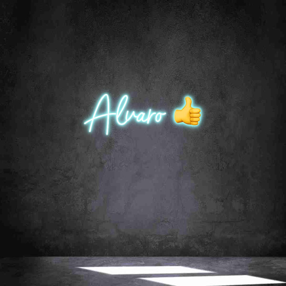 Neon personalizado: Alvaro 👍