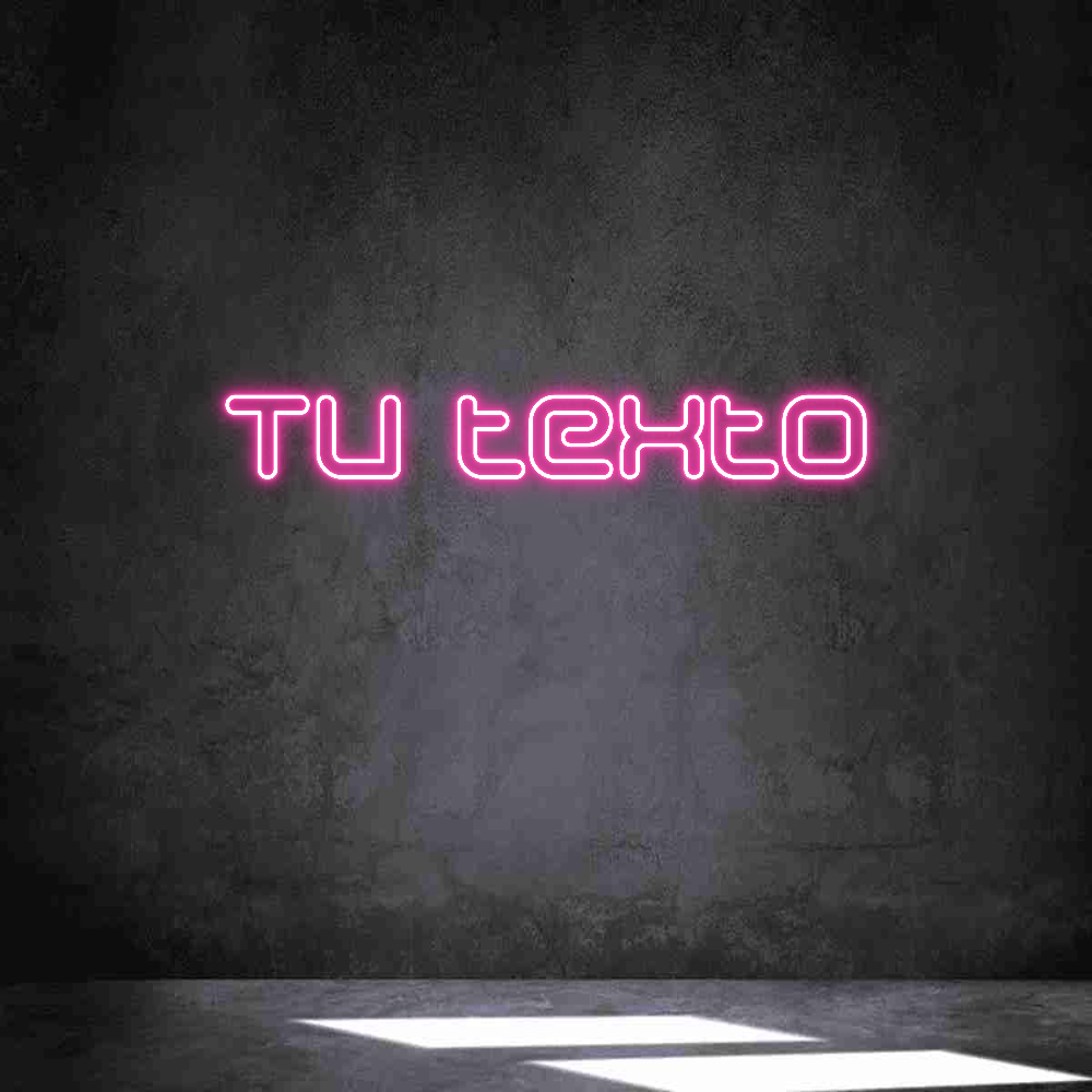 Neon personalizado: Tu texto