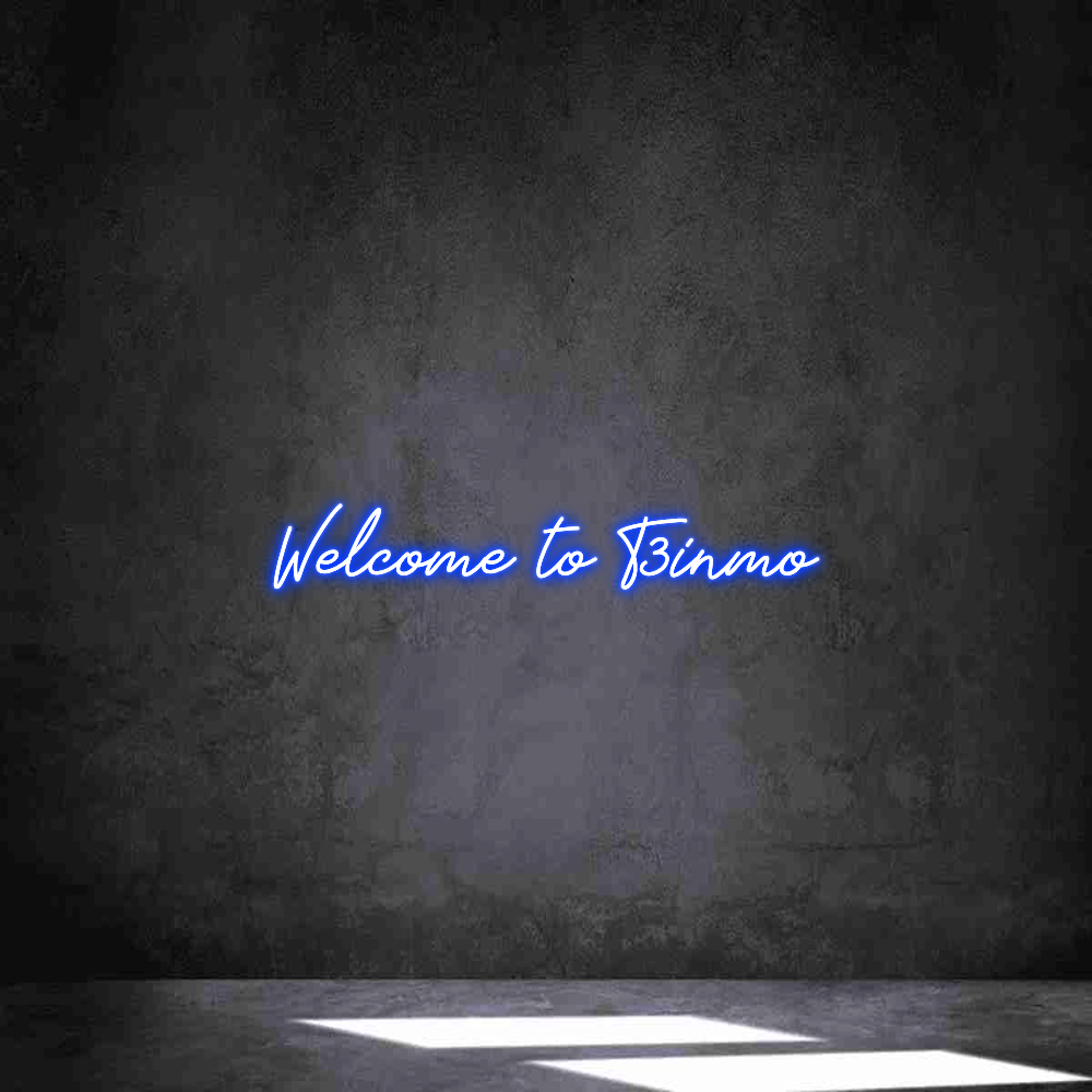 Neon personalizado: Welcome to T3...