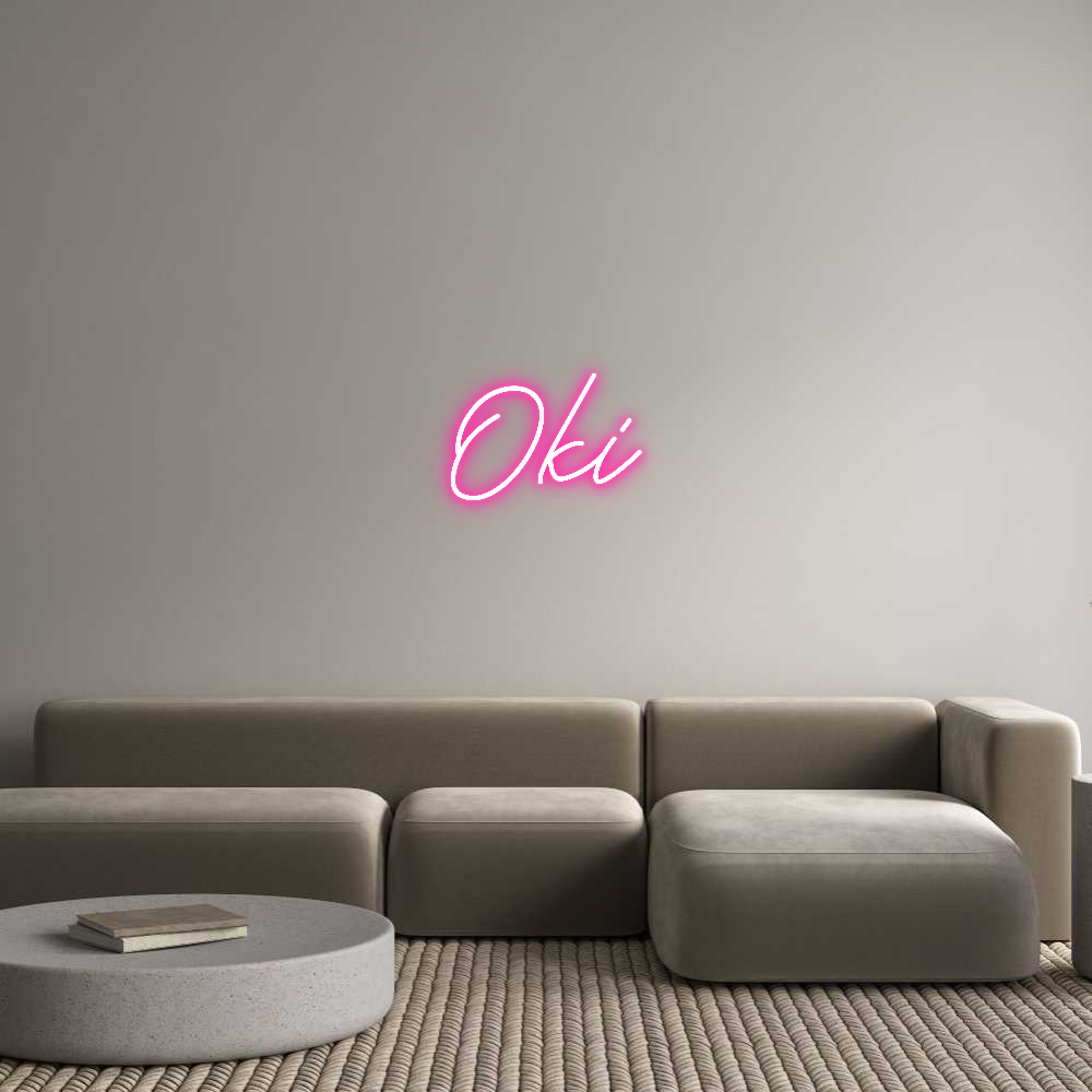Neon personalizado: Oki