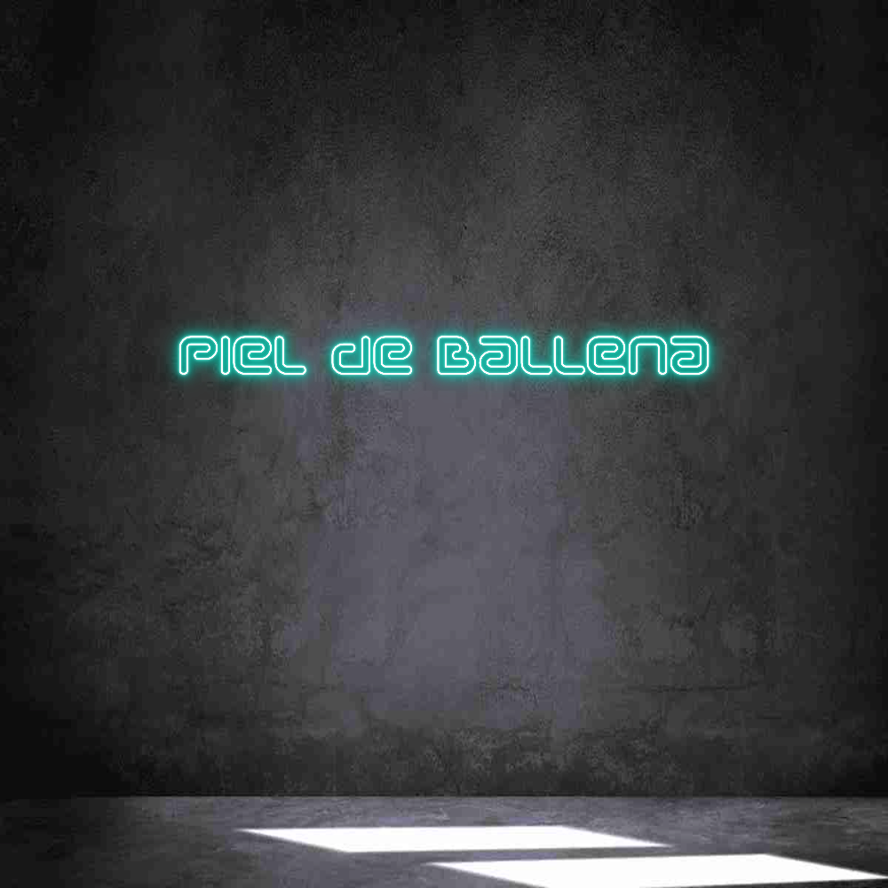 Neon personalizado: Piel de Ballena